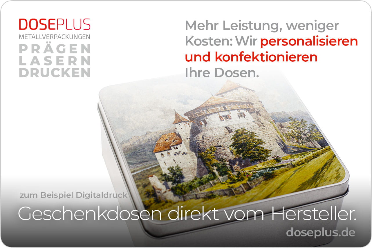Druck-auf-Geschenkdosen