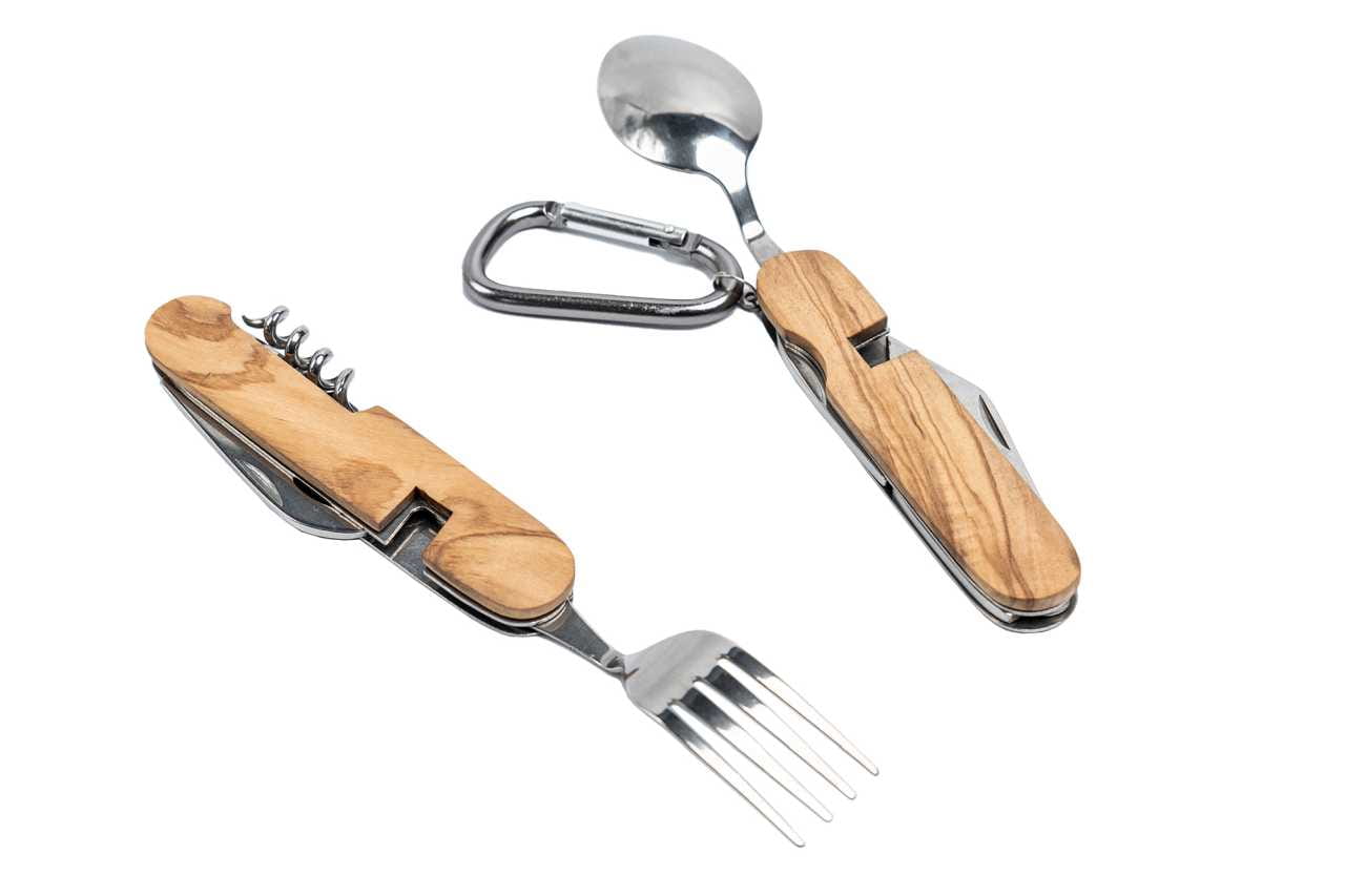 Outdoorbesteck aus Edelstahl