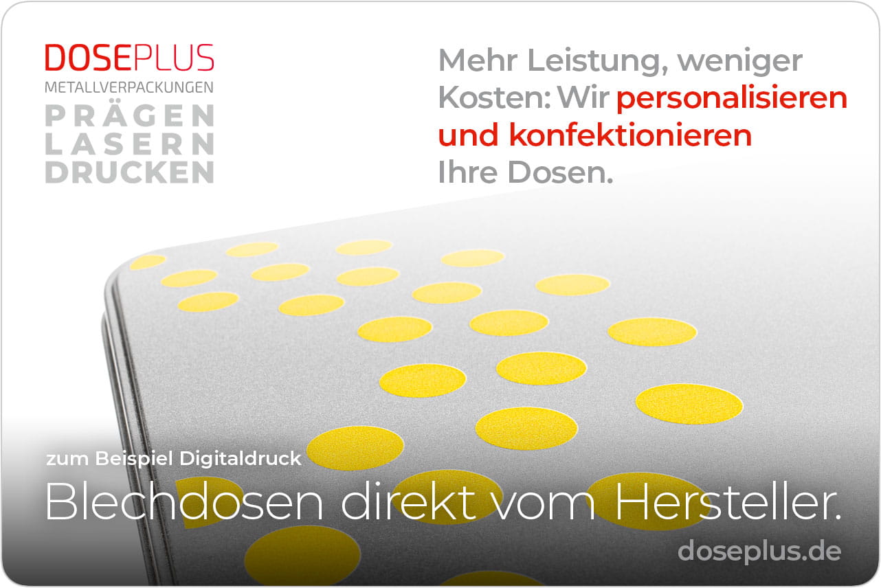 Digital-auf-Blechdosen