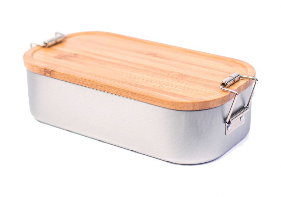 Lunchbox mit Bambusdeckel