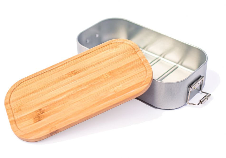 Lunchbox mit Bambusdeckel